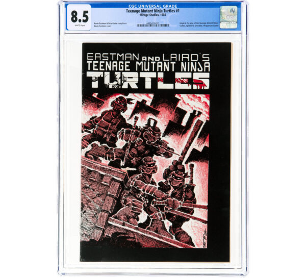 Teenage Mutant Ninja Turtles #1 (Mirage Studios, 1984) CGC VF+ 8.5 White pages