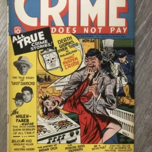 NOVEMBER #24 CRIME DOES NOT PAY COMIC ALL TRUE CRIME STORIES cb